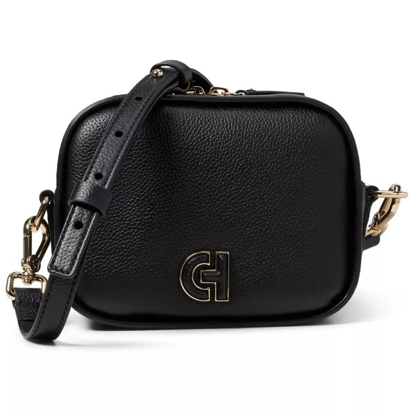 Cole Haan Black Essential Cross Women Cross Body - Picture 1 of 2
